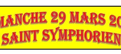 A VOS AGENDAS ! cocher le 29/03/26 ouverture de la saison vélo à ST SYMPHORIEN